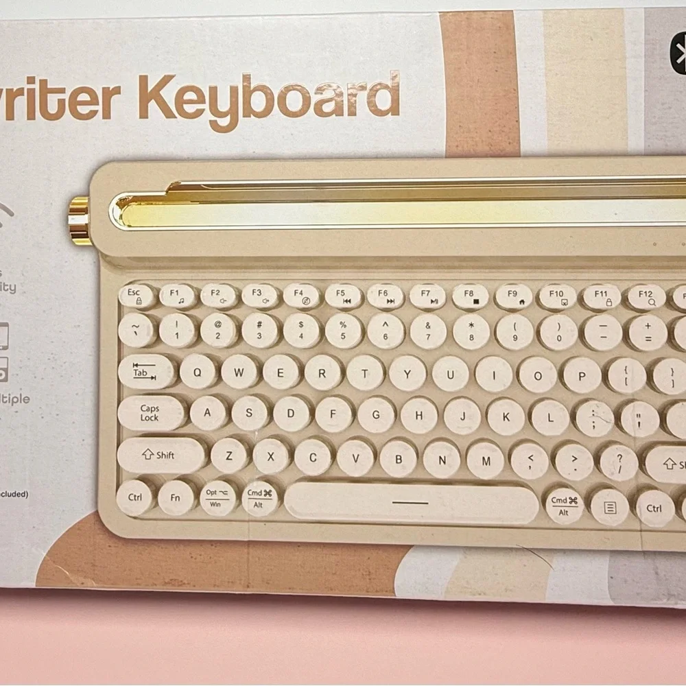 Champagne Bluetooth Keyboard